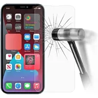 Mtp Products iPhone 13/13 Pro/14 Skærmbeskyttelse Hærdet Glas - 9H, 0.3mm - Klar