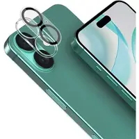 IMAK iPhone 16/16 Plus 2-i-1 HD Kamera Linse Hærdet Glas