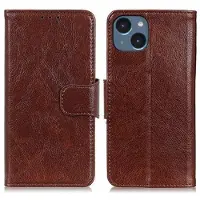 Mtp Products iPhone 14 Elegant Series Pung med Stativfunktion - Brun