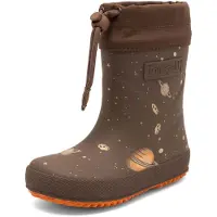 Bisgaard Gummistøvler brun / gul / lys pink