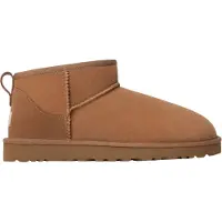 Ugg UGGtil mænd. 1137391 Klassiske Ultra Mini-støvler i brun læder (40), Fast, Ruskind, Ingen, Casual