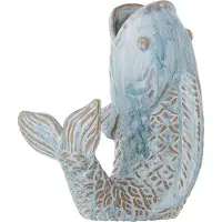 Bloomingville Hiro Vase, Blå, Stentøj