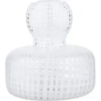 Marimekko Flower vase Ø10 cm Clear-hvid
