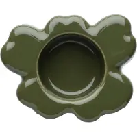 Marimekko Unikko fyrfadsstage 3x10 cm Harvest green