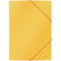 Leitz Cosy karton 3-klap mappe Gul
