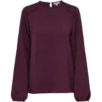 ONLY Bluse 'ONLKATCHA' vinrød