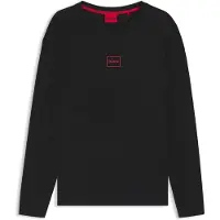HUGO Loungewear-top i bomuld med stræk og logo