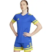 Adidas Spilletrøje Squadra 25 - Blå/Gul Kvinde, størrelse X-Large