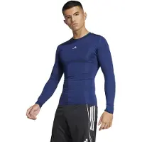Adidas Baselayer Techfit - Mørkeblå L/S, størrelse XX-Large