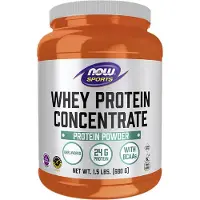 Now , Sports, Whey Protein Concentrate Protein Powder, Uflasket, 1,5 lbs (680 g)