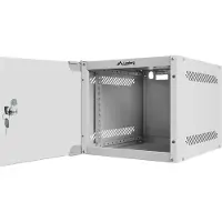 Lanberg 10" 4U 280x310mm gråt vægmonteret rackskab (flad pakke)