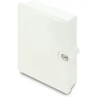 Digitus - Fiberoptisk distributionsboks - OS2, samlet - vægmonterbar - indendørs, udendørs - grå, RAL 7035 - 12 porte
