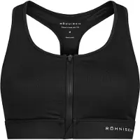 Röhnisch Essential Zip Sports-bh Sort