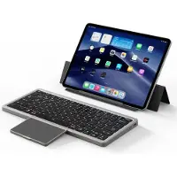 DUX multifunktionelt Bluetooth-tastatur med touchpad til bærbar computer, tablet og mobiltelefon - sort