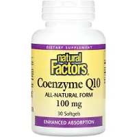 Natural Factors , Coenzym Q10, 100 mg, 30 Softgels