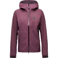 Black Diamond - Vandretøj dame - W Highline Stretch Shell Fig til UnisexUld - Størrelse XS - Bordeaux