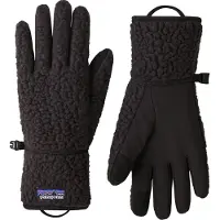 Patagonia - Dametøj - Retro Pile Gloves Black til UnisexUld - Størrelse L - Sort