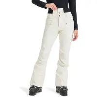 Roxy - Skibukser dame - Rising High Pant Whisper White til Unisex - Størrelse L - Hvid