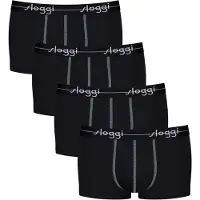 Sloggi Boksershorts basalgrå / sort / hvid