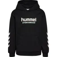 Hummel Hættetrøje Logo Hoodie - hmlJr - Sort - - 5-6 år (110-116) - Hættetrøje