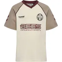 Hummel Funktionsskjorte lysebeige / mørkebeige / vinrød / sort