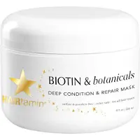 HAIRtamin , Biotin & Botanikere, Dyb Forbedring & Reparering Mask, 8 fl oz (236 ml)