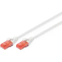 Digitus Premium - Patchkabel - RJ-45 (han) til RJ-45 (han) - 3 m - UTP - CAT 6 - booted - hvid