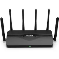 Mercusys MR47BE, Wi-Fi 7 (802.11be), Tri-band (2,4 GHz/5 GHz/6 GHz), Ethernet LAN, Sort, Bordplade router
