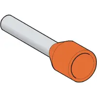 Schneider Electric DZ5CE042, Rød, 4 mm², Tin, 100 stk, UL, 1 cm