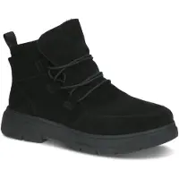 Caprice Bootie, black, made of Leather and synthetic without heel, Size 42