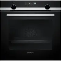 Siemens iQ500 HB578GBS3 - Ovn - til indbygning - niche - bredde: 56 cm - dybde: 55 cm - højde: 58.5 cm - med selv-rengøring - Klasse A+ - rustfrit stål
