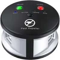 Mtp Products Elektronisk Skadedyrs- og Gnaverbekæmper med Fire Tilstande - Sølv / Sort