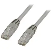 X-SHIELD - Patchkabel - RJ-45 (han) til RJ-45 (han) - 1.5 m - UTP - CAT 6 - halogenfri, formet - grå