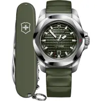 Victorinox Herreur 242017.1 I.N.O.X. Sort/Gummi Ø41 mm