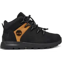 Timberland Timberlandtil drenge. TB0A6BXDEMJ1 Sprint Trekker Mid lædersko sort (33), Fast, Blonder, Sport, Udendørs, Bæredygtig, børnetøj