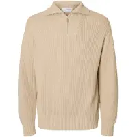 Selected Pullover 'SLHDRY' beige