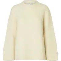 SELECTED WOMEN Pullover i overstørrelse 'SLFGabriella' creme