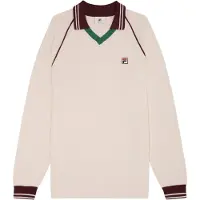 FILA Cardigan 'Molinazzo' mørkegrøn / mørkerød / offwhite