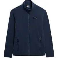 Superdry Superdrytil mænd. M2014195A Navy Full Zip Fleece (L), Casual, Polyester, Blå
