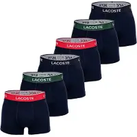 Lacoste Boksershorts mørkeblå / grøn / rød