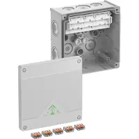 Spelsberg Abox SLK-6² Forgreningskasse (L x B x H) 152 x 152 x 80 mm Grå IP66 1 stk