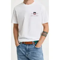 Gant Reg Archive Shield Emb T-shirt Med Korte ærmer