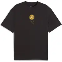 Puma Borussia Dortmund FtblStatement Cellerator Tee, Clothing, Black/Yellow Sizzle, M