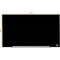 Nobo Impression Pro magnetisk whiteboard glastavle 31 68x38 cm Sort