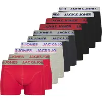 Jack & jones Boksershorts 'JACJadon' marin / grå-meleret / rød / sort