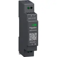 Schneider Electric Strømforsyning Switch Mode 24V DC 0,4A modular, ABLM1A24004