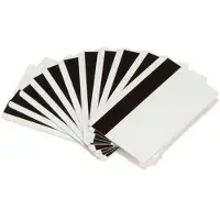 Zebra Technologies Zebra - 30 mil - hvid - CR-80 Card (85.6 x 54 mm) 500 kort Low Coercivity Magnetic Stripe PVC kort - for Zebra P100i, P110i, P110m, P120i, P330i, P330m, P430i ZXP Series 8