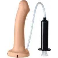 Strap-On-Me Squirting Cum Semi Realistic Dildo Vanilla L