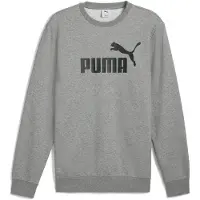 Puma Essentials No. 1 Logo Crew Men, Men, Medium Gray Heather, XXL