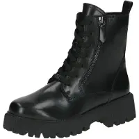 Caprice Bootie, black, made of Leather with Block heel, Size 36